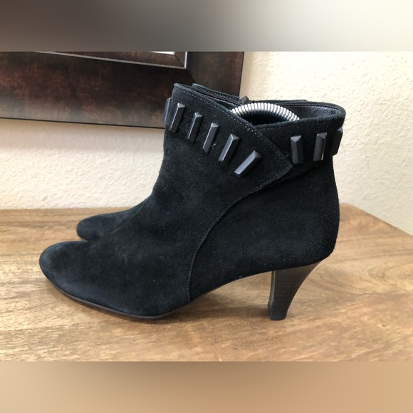 Gabor Ankle Bootie Black Suede Leather Women's UK Size 4.5 / US Size 7 - Picture 3 of 8